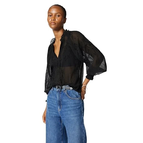 Oferta limitada: Desigual BLUS_Floki, 2000 Negro, M de 27.36 € a 27.36 € (ahorro 0.00%)