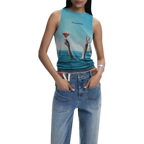 Desigual REPRIS_TS_Summer, 1000 White, L