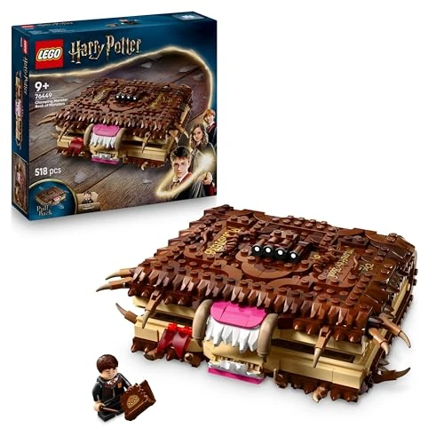 Offre limitée : LEGO Harry Potter Le Monstrueux Livre Des Monstres - Jeu Interactif Avec Fonction De Rétrofriction & Mâchoires Qui Claquent - Minifigurine De Neville - Cadeau Pour Garçon, Fille & Fans Dès 9 Ans 76449 de 59.99 EUR à 44.99 EUR (remise 25%)