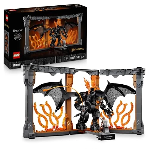 Offerta a tempo: LEGO Icons - Il Signore degli Anelli - Book Nook del Balrog — 30% da 119,99 € a 83,99 €