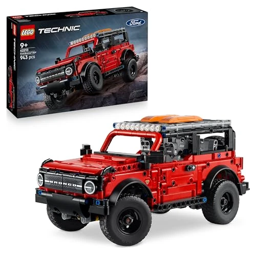 LEGO Technic SUV Ford Bronco - Jeu de Construction de Voiture 4x4 - Maquette avec Portes Ouvrantes, Moteur V6, Suspension & Direction - Cadeau Collector pour Garçon dès 9 Ans 42213