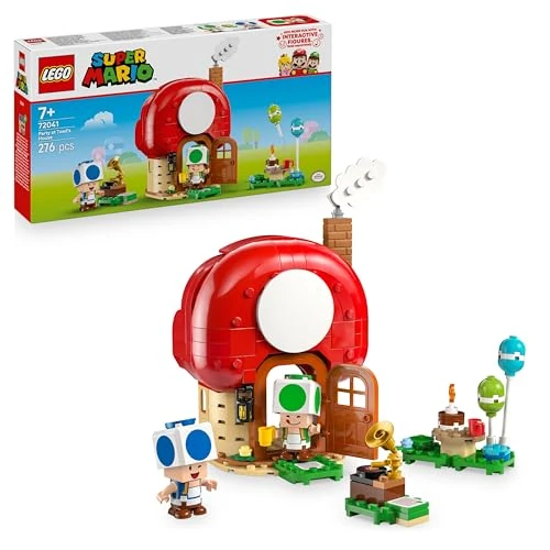 Limited-time offer: LEGO Super Mario Party at Toad's House Toy - Interactive Set with 2 Figures, a Kitchen, Bedroom & Picnic Table - Gamer Gift for 7+ Year Old Boys & Girls - 72041 from 24.99 £ to 17.99 £ (save 28%)