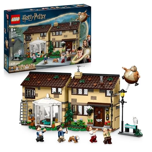 Offerta a tempo: LEGO Harry Potter Privet Drive: la Visita di zia Marge - Casa Giocattolo con Interni Dettagliati — 25% da 89,99 € a 67,49 €