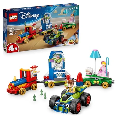 Oferta limitowana: LEGO ǀ Disney i Pixar Toy Story — Okolicznościowy pociąg i Pan Sterowany, pomysł na prezent dla 4-latków, chłopców i dziewczynek, zabawka dla dziecka z lokomotywą, Chudym i Buzz Astralem 43264 z 128.99 zł na 128.99 zł (oszczędź 0.00%)