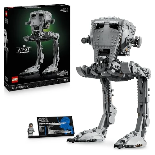 Offre limitée : LEGO Star Wars 75417 Le Marcheur at-St - Set de Construction pour Adulte - Maquette UCS pour Décoration Intérieure avec Minifigurine & Plaque Descriptive - Cadeau Collector pour Fans de 199.99 EUR à 149.99 EUR (remise 25%)