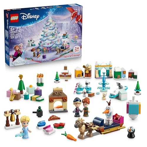 Offre limitée : LEGO ǀ Disney La Reine des Neiges Le Calendrier de l’Avent 2025 - Jouets Princesses - 24 Surprises de Noël - Mini-Poupées d'Anna & Elsa - Figurines d'animaux - Cadeau Fille ou Garçon dès 5 Ans 43273 de 34.99 EUR à 31.49 EUR (remise 10%)