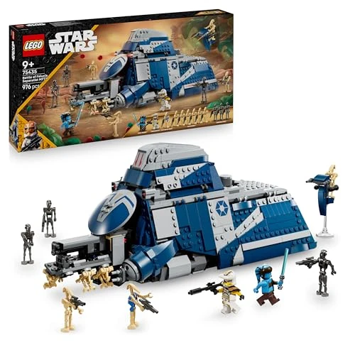 LEGO Star Wars Transporter MTT Separatystów z bitwy o Felucję, zabawka dla dziecka do zbudowania, pojazd dla fanów serialu Gwiezdne Wojny: Wojny klonów, prezent dla chłopca i dziewczynki 75435