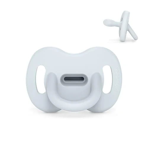 Suavinex, Chupete Todo Silicona, Bebés 0/6 Meses y Recién Nacidos, Tetina Fisiológica Sx Pro, Blandito y Flexible, Ideal para Dormir, Respeta el Desarrollo Bucodental, Colour Essence, Ballad Blue