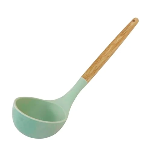 Oferta limitada: Fackelmann Ocean Cazo, Parte Funcional de Silicona con Mango de Madera FSC, Material Suave con Superficies y Resistente al Calor, Apto para Ollas con Revestimiento, Color Verde Agua, 31x7 cm de 10.99 € a 10.99 € (ahorro 0.00%)