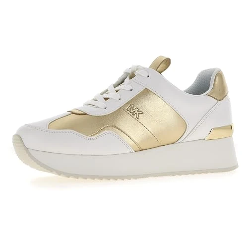 Michael Kors Raina, damessneakers, 39 EU, Pale Gold Multi, 39 EU