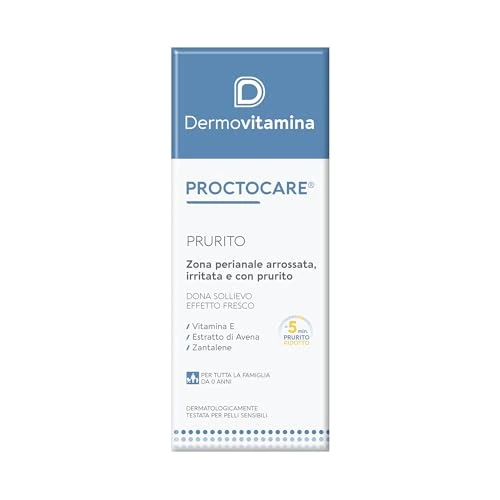 Offerta a tempo: Dermovitamina Proctocare Prurito Anale - Crema Lenitiva per Prurito e Irritazioni - Sollievo da Arrossamenti e Fastidi Intimi - Con Estratto di Avena e Vitamina E - Per Tutta la Famiglia - 30ml - 37% da 10.90 € a 6.92 €