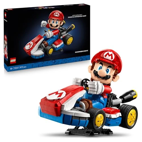 Offerta a tempo: LEGO Mario Kart: Mario e Kart Standard - Personaggio Nintendo da Esposizione con Modellino — 30% da 169,99 € a 118,99 €