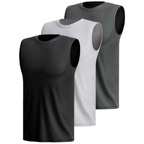 Offerta a tempo: Hioutdoor 3 O 5 Confezioni Canotta Sportiva da Uomo Senza Maniche Camicia Fitness sotto Le Ascelle Muscolare Ad Asciugatura Rapida Corsa Traspirante Palestra Funzionale Gilet Multipack XL - 64% da 49.99 € a 18.04 €