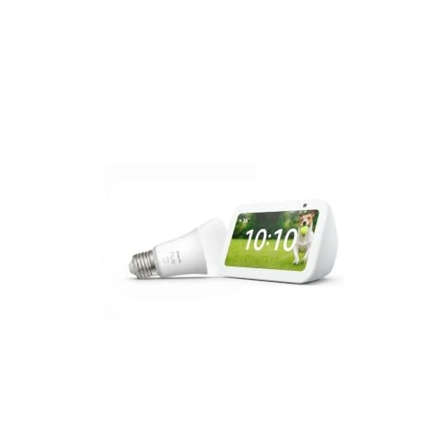 Offre limitée : Echo Show 5 (Nouvelle génération) avec Alexa+, Blanc Glacier + Philips Hue White Ampoule LED Connectée (E27), Pack Éclairage Intelligent à Commande Vocale de 126.18 € à 69.99 € (45% de remise)