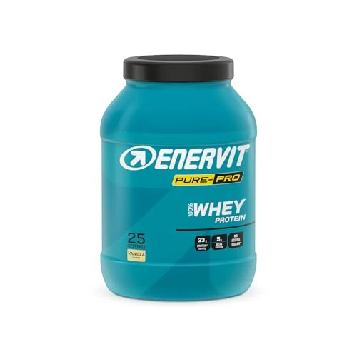 Offerta a tempo: Enervit Pure-Pro 100% Whey Protein Gusto Vaniglia, Proteine in Polvere Isolate per Massa Muscolare — 20% da 48,00 € a 38,40 €