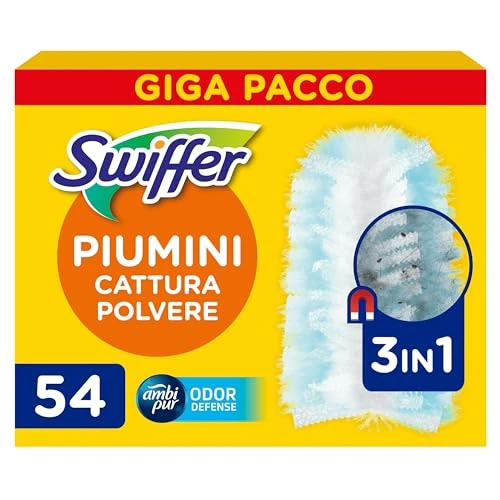 Limited-time offer: Swiffer 54 Pieces (9 x 6) Refills for Dust, Catches and Stops 3 Times More Dust and Hair/Hair Than Traditional Down from 62.66 GBP to 62.66 GBP (save 0%)