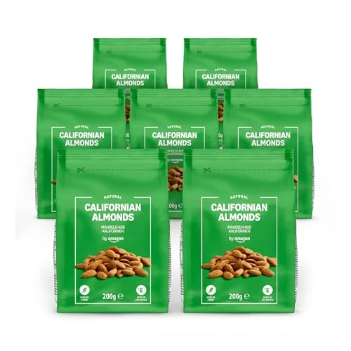 Offerta a tempo: by Amazon Mandorle Californiane - 200g, Confezione da 7 - 25% da 22.19 € a 16.65 €
