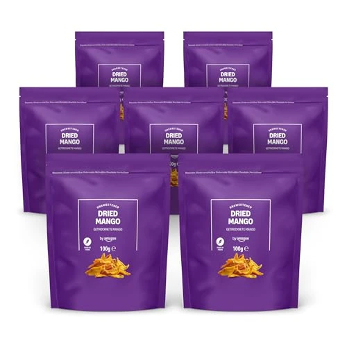 by Amazon Mangue Déshydratée, 100 g, lot de 7