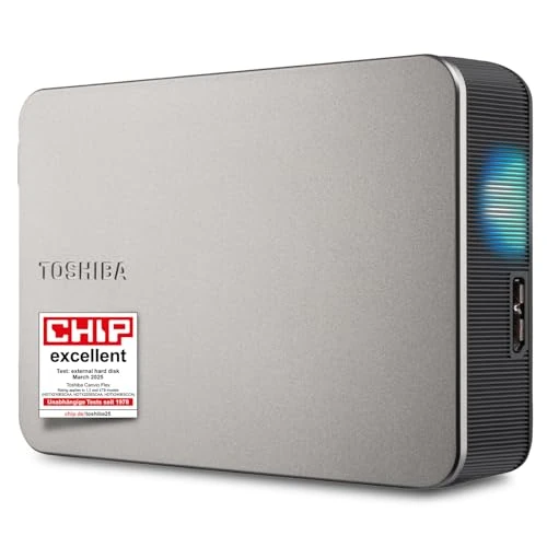 Toshiba Canvio Flex 4TB HDD 5000MB/s Canvio Flex USB 3.2 Gen1 Plata Compacto