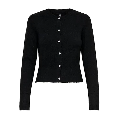 ONLY Onlhavanna Onlhavanna Ls Button Cardigan KNT Onlhavanna Ls Button Cardigan KNT pour Femme (1 pièce), Noir, S