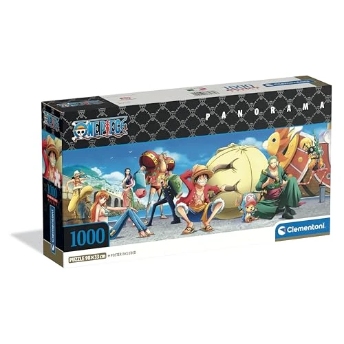 Offerta a tempo: Clementoni - Puzzle 1000 Pezzi per Adulti e Ragazzi, Special Series, Tema Anime One Piece, Poster Incluso, Compact Box, Idea Regalo Uomo e Donna, Made in Italy, 98x33 cm, 37075 - 28% da 13.90 € a 9.99 €