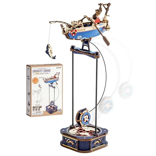 Oferta limitada: ROKR Puzzle 3D Madera Barco, Maquetas para Construir Adultos Pescador Oceánico, Columpio de Gravedad Decoración, Regalos para Adultos y Niños, Ocean Fisher MCD02 de 19.99 EUR a 19.99 EUR (ahorro 0%)