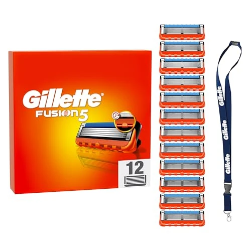 Limited-time offer: Gillette Fusion5 Men's Razor - 12 Blades, Engineered With Antifriction Blades For Up To 20 Shaves Per Blade Refill from 34.92 GBP to 34.92 GBP (save 0%)