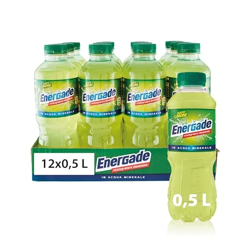 Oferta limitada: Energade, Bebida reabastecedora 12 x 0,5 L, sabor limón, con sales minerales, perfecta para la actividad física, formato sobre la marcha para la hidratación post-deporte de 27.00 € a 27.00 € (ahorro 0.00%)