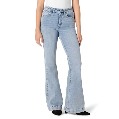 Oferta limitada: Amazon Essentials Vaqueros Acampanados de Tiro Alto, Favorecedores y Muy Elásticos Mujer, Lavado Claro Azul Helado, 40-42 de 32.60 € a 32.60 € (ahorro 0.00%)