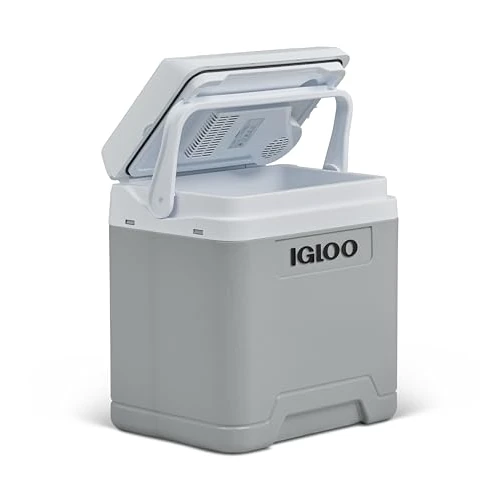 Offerta a tempo: IGLOO IE27 Frigo Elettrico, 12V e 230V, 27L – Mini Frigorifero Compatto per Auto, Campeggio, Viaggi, Barca e Festival – Leggero, Portatile, con Vano Portacavo e Modalità Eco/Max - 10% da 80.00 € a 71.99 €