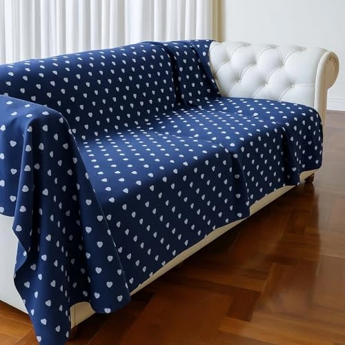 GX GARGIX Mehrzweck-Tagesdecke für Sofa und Sessel, für Einzelbett und Doppelbett, verschiedene Muster (LCS-9, Einzelbett)