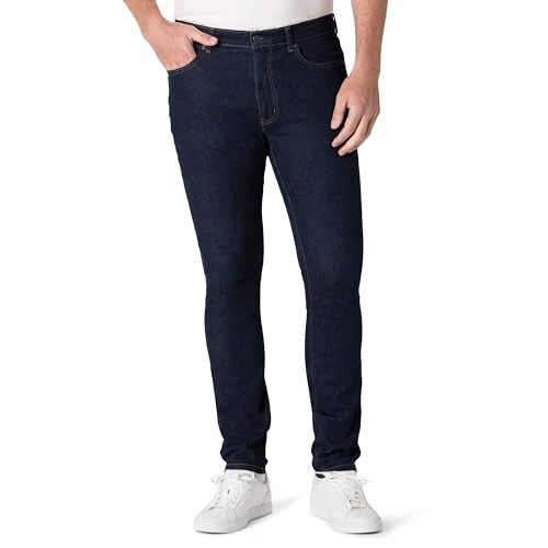 Amazon Essentials Herren Skinny-Fit-Jeans mit Mittlerem Stretchanteil, Auswaschen, 30W / 32L