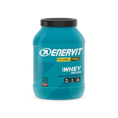 Offerta a tempo: Enervit Pure-Pro 100% Whey Protein Gusto Cacao, Proteine in Polvere Isolate per Massa — 39% da 48,00 € a 29,48 €