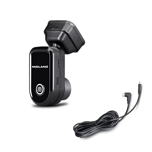 Oferta limitada: Midland - Dash CAM Auto Street Guardian Mini, Dashcam con localizador GPS Integrado, cámara con Sensor G para detección de Golpes - Accesorios para Coche, cámara Wi-Fi para Acceso de vídeo Desde de 102.93 EUR a 102.93 EUR (ahorro 0%)