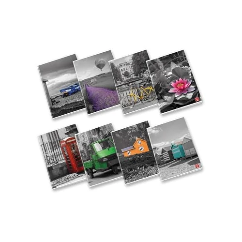 Limited offer: Pigna, Maxi Notebook a Touch of Colour, A4 21 x 29.7 cm, 80 Pages + Margin, 80 g/m² Paper, Inside 0C, Lined with Margins, Assorted Covers, Pack of 10 from 45.00 EUR to 45.00 EUR (save 0%)