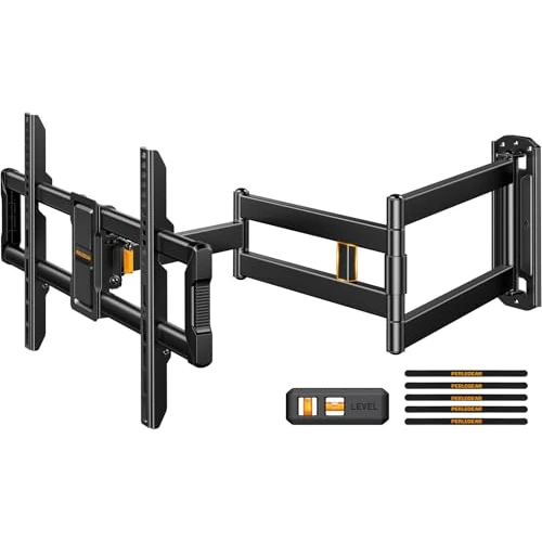 Limited-time offer: Perlegear TV Wall Bracket, 943mm Long Arm for 42-84 Inch TVs, Extra Long Reach Wall Mount, Articulating Arm Full Motion TV Bracket with Swivel & Tilt, Holds up to 68 kg, Max VESA 600x400mm from 68.99 GBP to 68.99 GBP (save 0%)