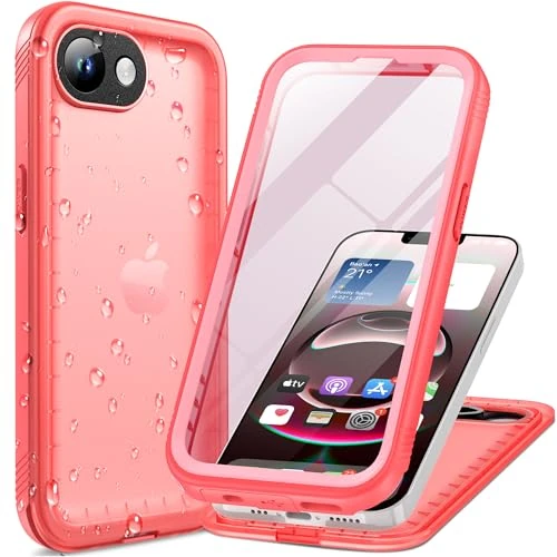 Limited-time offer: Cozycase TOP Full Waterproof 360 Military Case for iPhone 16e, 17e, Pink from 22.99 £ to 19.54 £ (save 15%)