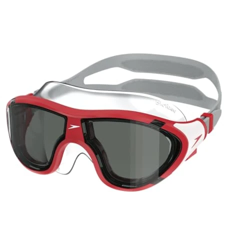 Limited-time offer: Speedo Unisex-Youth Biofuse Mask | Dive | Leak Free | Ergonomic Design, RED, One Size from 23.00 £ to 17.99 £ (save 22%)