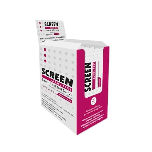 Offerta a tempo: Screen Pharma Screen Alcol Test su Saliva, confezione da 20 pezzi - 27% da 40.90 € a 30.00 €