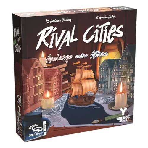 Zeitlich begrenztes Angebot: Rival Cities - Hamburg gegen Altona, Gesellschaftsspiel für 2 Spieler, 10+ Jahre, 30-45 Minuten, italienische Ausgabe von 27.25 € auf 27.25 € (0.00% Rabatt)