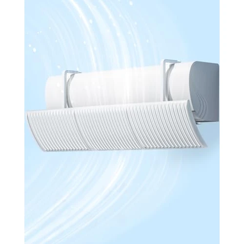 Offerta a tempo: Deflettore Condizionatore, Deflettore Condizionatore Universale del vento Anti Diretto Blowing, Regolabile Deflettore Aria Condizionata, Pannello Deviatore Aria Condizionatore per Casa/Ufficio BANJEKT - 7% da 29.99 € a 27.99 €