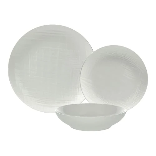Limited-time offer: Tognana Victoria 18-Piece Dinner Set for 6 People, Porcelain, White from 128.33 GBP to 128.33 GBP (save 0%)