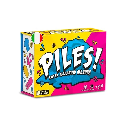 Offerta a tempo: Asmodee PILES - Gioco da Tavolo per Famiglia ed Amici - Party Game Intuitivo e Super Divertente - Gioco di Carte- Da 2 a 8 Giocatori - 8+ Anni - Italiano - 20% da 19.99 € a 15.99 €