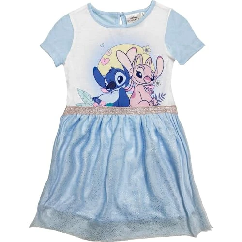 CERDÁ LIFE'S LITTLE MOMENTS Mädchen Kleid Elegantes und Bequemes Design mit Lebendigen Farben und Bezaubernden Drucken von Disney Kleid, Eiskönigin, Hellblau, 3 Jahre