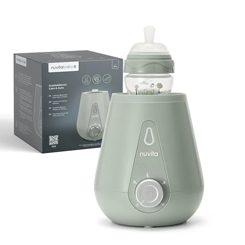 Limited offer: Nuvita 1165 | Car & Home Bottle Warmer | Portable Bottle Warmer | Baby Bottle Warmer | Feeding Bottle Warmer | Automatic Bottle Preparator | Breast Milk - Sage Green from 49.99 USD to 33.40 USD (save 33%)