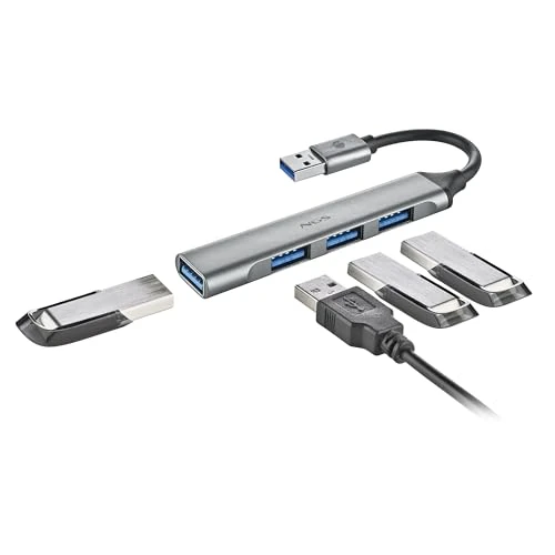 Offre limitée : NGS IHUB4 Micro – Hub USB 4 Ports (1x USB 3.2 Gen1 5Gbps + 3X USB 2.0), Compact, Plug & Play, Compatible PC et Mac, câble 100 mm de 11.64 € à 11.64 € (0.00% de remise)