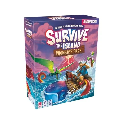 Offerta a tempo: Asmodee Survive The Island - Monster Pack Expansion, Espansione Gioco da Tavolo, Edizione in Italiano - 0.00% da 12.89 € a 12.89 €