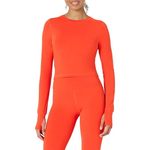 Offre limitee: Amazon Essentials Haut à manches courtes d’Entraînement Active FormFlex à Superposer, Ultra Doux, Manches Longues, Coupe Ajustée Femme, Rouge Vif, XL de 17.60 EUR a 17.60 EUR (economie 0%)