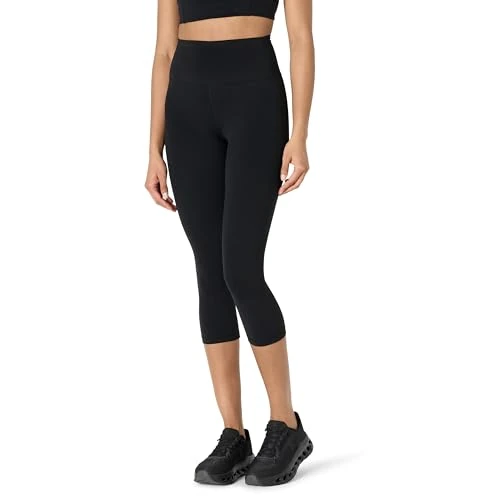 Zeitlich begrenztes Angebot: Amazon Essentials Damen Active FormFlex Buttery Soft Capri-Leggings für Yoga und Workouts mit Taschen, hoher Taille, Schrittlänge von 48 cm, Schwarz, XXL von 15.26 € auf 10.58 € (31% Rabatt)