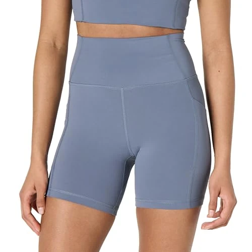 Offerta a tempo: Amazon Essentials Pantaloncini da Ciclista Tecnici in FormFlex Morbidissimo, a Vita Alta Donna, Grigio Ardesia, XXL - 0.00% da 13.70 € a 13.70 €